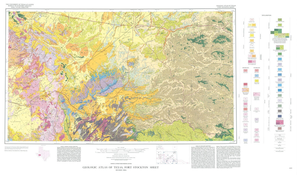 Geologic Atlas of Texas, Fort Stockton sheet